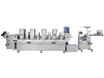 CS-300-4C  凸版輪転間欠式印刷機 (UV コート、ラベル印刷)