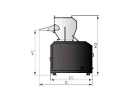 送風機付き粉砕機