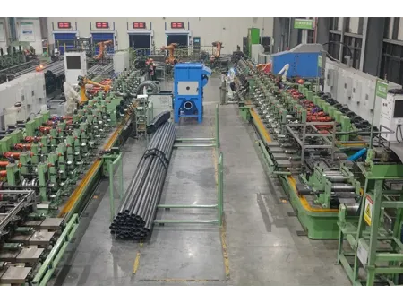 高速レーザー溶接造管ライン